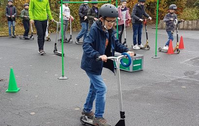 Wheel-up an der Budenbergschule