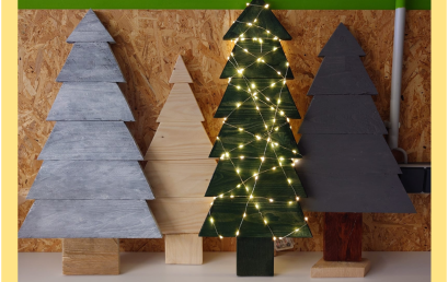Projekt Weihnachtsbäume  – Holzwerkstatt in der Schülerfirma der Schule am Budenberg