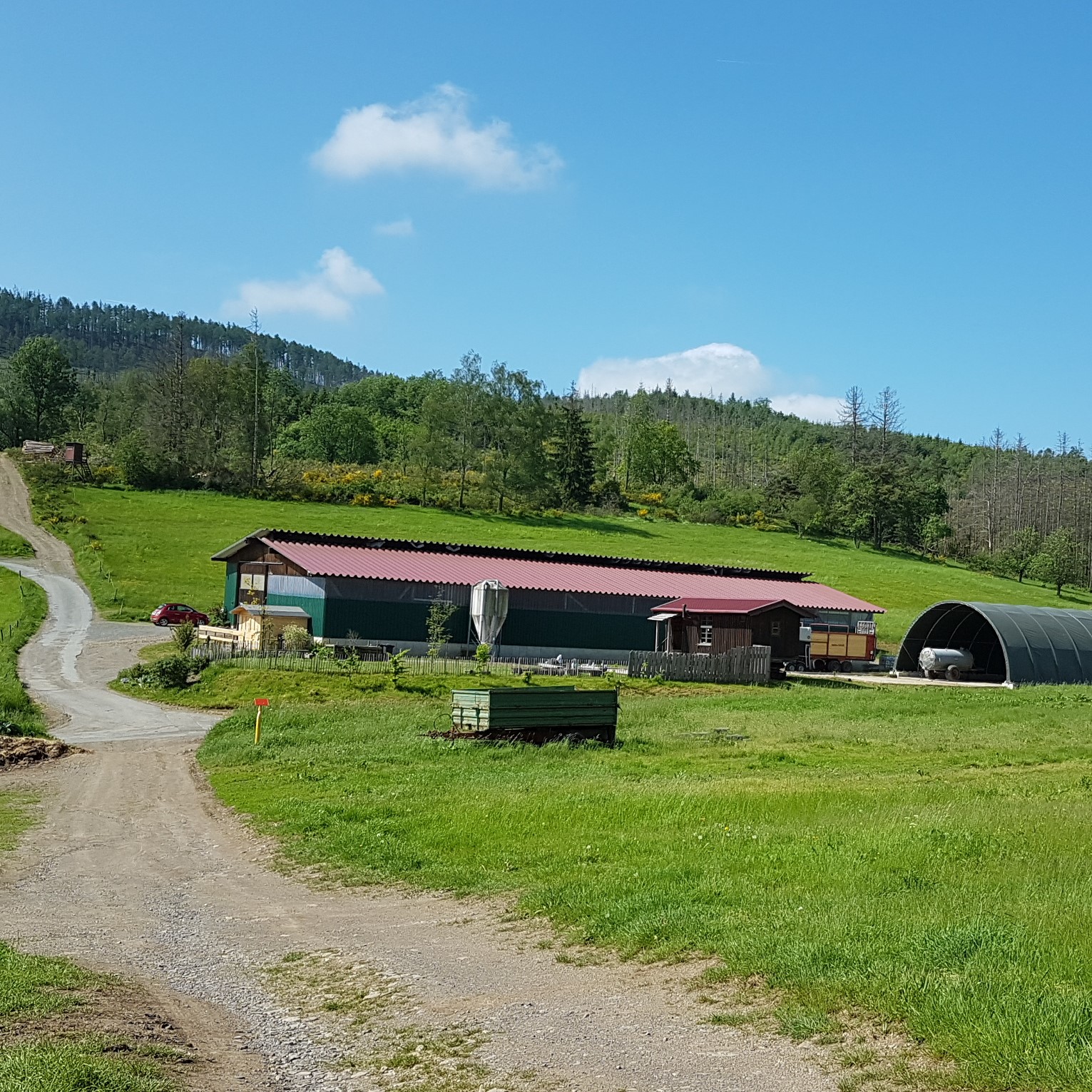 Besuch der Klasse BO 4 auf dem Biobauernhof Frenzel in Ewersbach